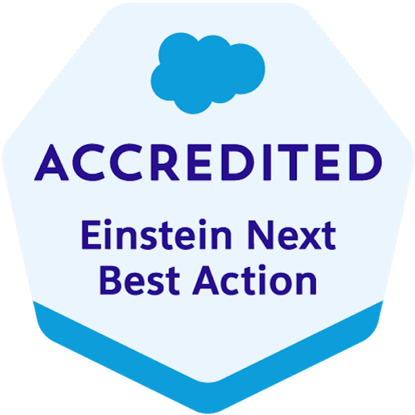 Einstein Next Best Action Accredited Professional